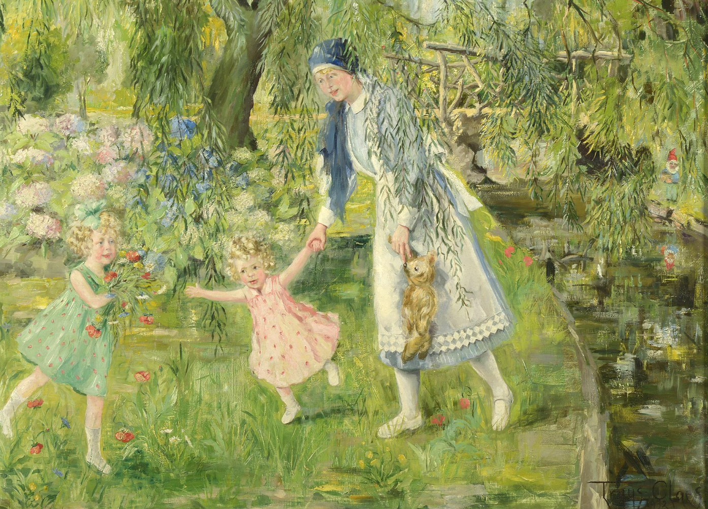 LA PROMENADE DANS LE JARDIN